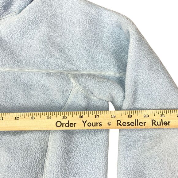 Patagonia Synchilla Quarter Zip Fleece Pullover Baby Blue Women’s Small - Picture 7 of 13